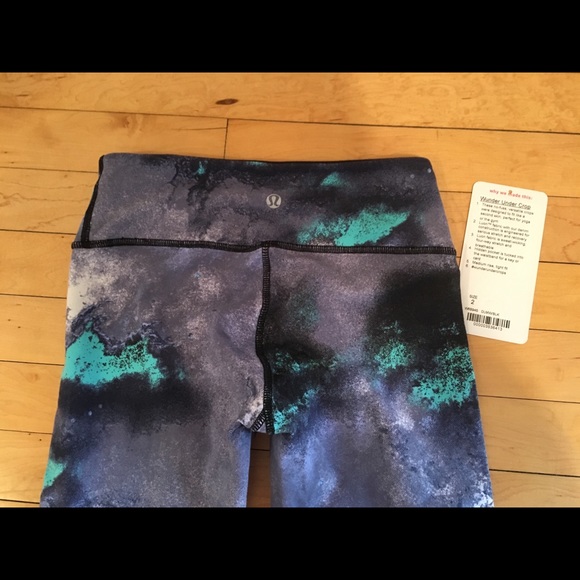 lululemon wunder under crop RARE milky way size 2 - Picture 5 of 9